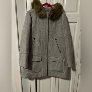 J. Crew Chateau Parka in Italian Stadium Cloth size 20